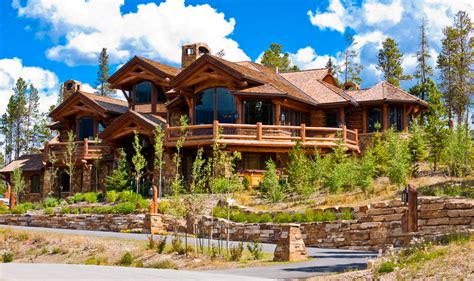 stunning log home designs photographs