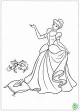 Coloring Pages Dinokids Disney Cendrillon Cinderella Coloriage Sheets Princess Close Printable Colouring Choose Board sketch template