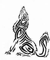 Tribal Wolf Tattoo Designs Howling Moon Tattoos Wolves Cliparts Drawing Clipart Silhouette Cartoon Tattoosnet Mexican Flash Eagle Clipartbest Drawings Collection sketch template