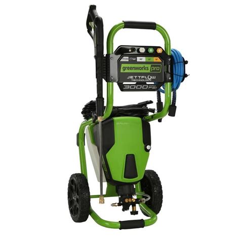 greenworks pro  psi  gpm cold water electric pressure washer   electric pressure