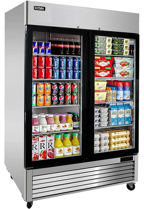 buy kitma  glass door commercial refrigerator  reach