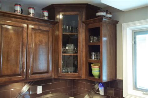 corner kitchen cabinet what to do to avoid awkward look on it amaza design