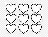 Coloring Heart Hearts Clipart Pages Printable Cliparts Library Cute sketch template