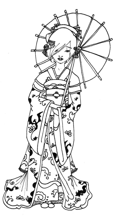 geisha coloring pages googleda ara japanese quilt patterns japanese