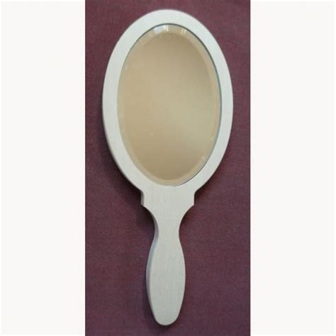 hand mirror  chip carving