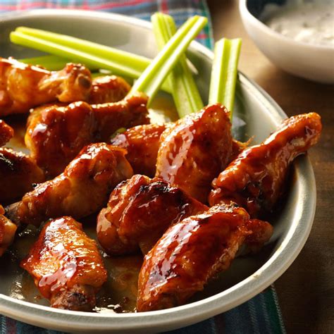glazed chicken wings recipe