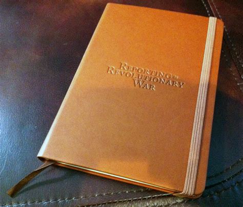 reporting  revolutionary war autographed book giveaway journal