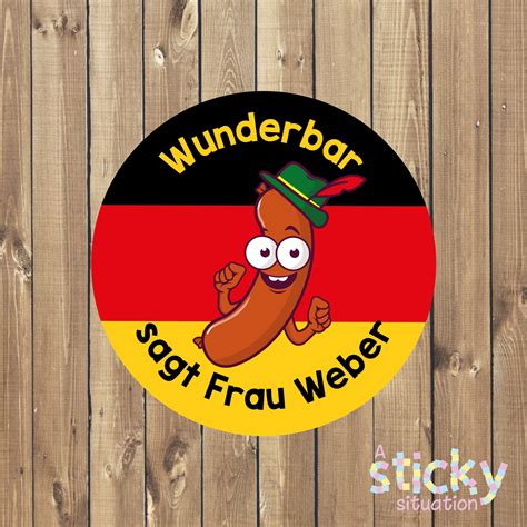 personalized german teacher stickers deutsch stickers reward etsy