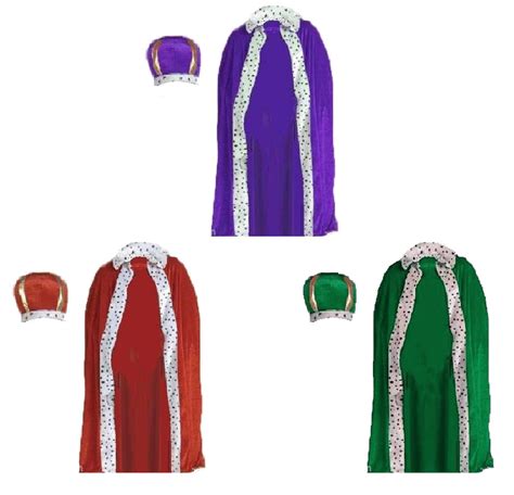 kings queens robes crown set adults  fancydressandhats  etsy