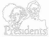 Coloring Pages Pintables Kids Presidents President sketch template