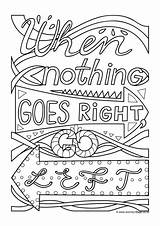 Colouring Nothing Left Right Go Goes When Pages Village Activity Explore sketch template