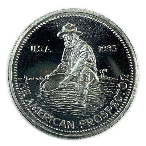 engelhard american prospector  oz  silver  cascade coins