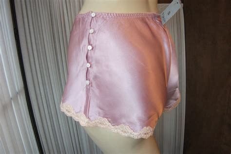 Vintage Style French Knickers Tap Pants With Side Button Fastening Ebay
