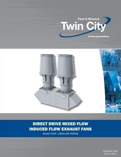 direct drive mixed flow induced flow exhaust fans twin city fan