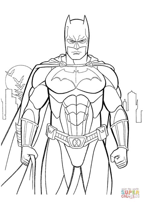 batman coloring page  printable coloring pages