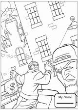 Gotham Coloring City Pages Getcolorings Batman sketch template