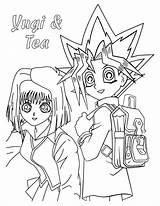 Gi Oh Yu Coloring Pages Yugioh Printable Wonder sketch template
