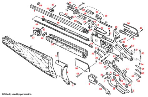 winchester  parts schematic