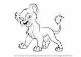 Lion King Vitani Draw Pride Simba Drawing Step Simbas Cartoon Learn Getdrawings sketch template