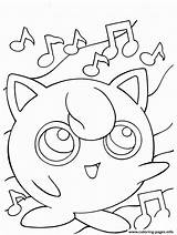 Pokemon Jigglypuff Coloring Printable Pages sketch template