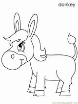 Donkey Esel Ane Ausmalbilder Ausmalbild sketch template