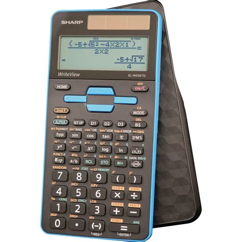 sharp calculators shrelwtgbbl el wtgbbl scientific calculator   blackblue