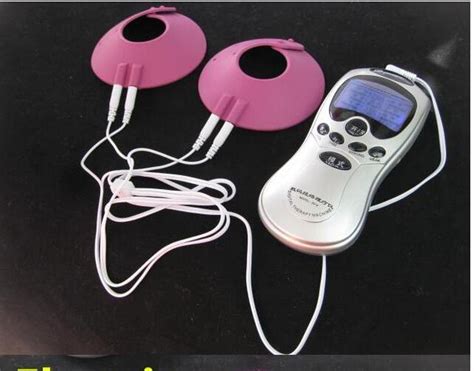 tens bdsm gear electric shock breast therapy cups stimulator teaser