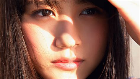hh55 arimura kasumi cute japan girl face summer wallpaper