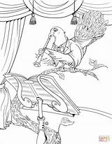 Cuckoo Clarinet sketch template