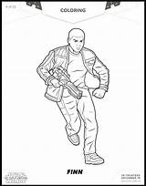Wars Star Coloring Awakens Pages Force Finn Sheets Printables Kids Forces Choose Board Mamasmission sketch template