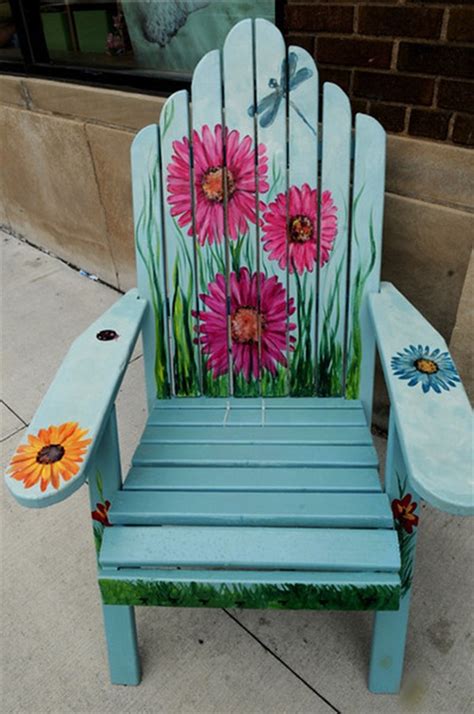 diy painting outdoor adirondack chair ideas unique