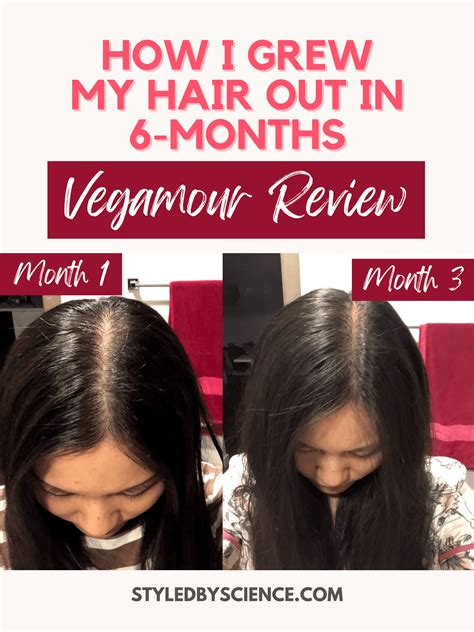 vegamour        hair growth styled  science