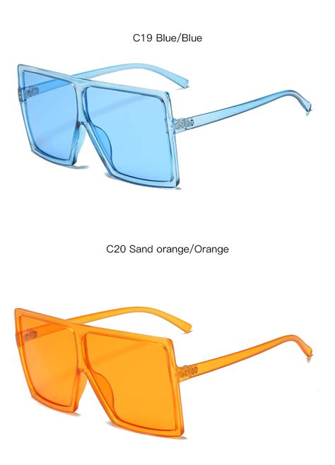 three hippos flat top sun glasses women plastic custom logo shades new