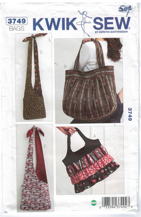 kwik sew pattern  collection  purses  bags sewing pattern heaven