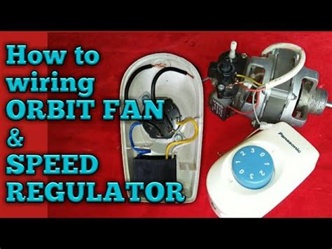 wiring orbit fan speed regulator tagalog tutorial youtube
