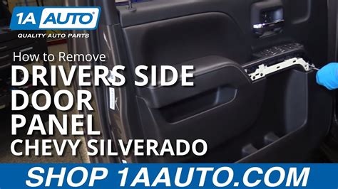 remove drivers side door panel   chevy silverado lt  auto