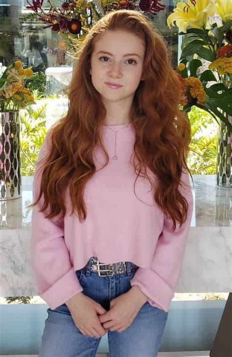 Francesca Capaldi Actress Model Red Haired Beauty Red Hair Brown