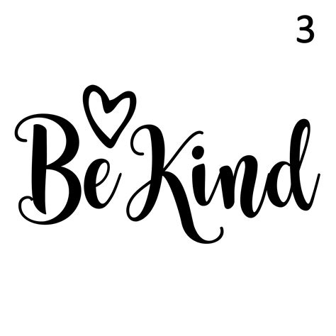 kind heart vinyl decal kindness sticker permanent etsy