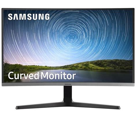 buy samsung lcrfhpxxu full hd  curved led monitor blue grey currys