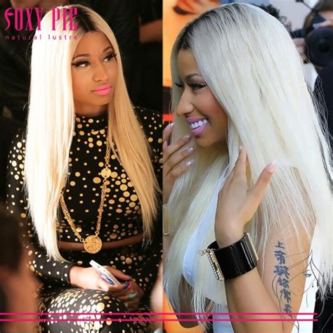 Hot Nicki Minaj Wig Style 613 Blonde Virgin Full Lace Wig Glueless Dark