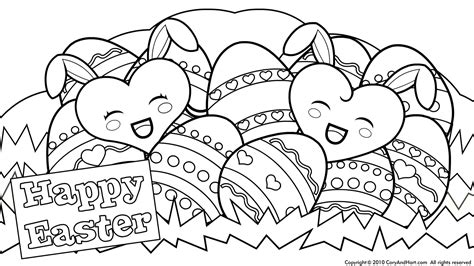 cute easter coloring pages