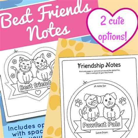 super cute  friends coloring page notes sunshine whispers