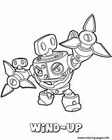 Skylanders Pages Coloring Swap Force Wind Tech Printable Colouring Color Character Birthday Print sketch template