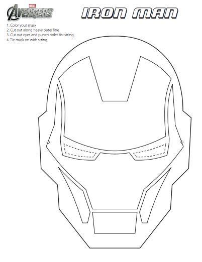 iron man mask craft avengers crafts superhero crafts avengers party