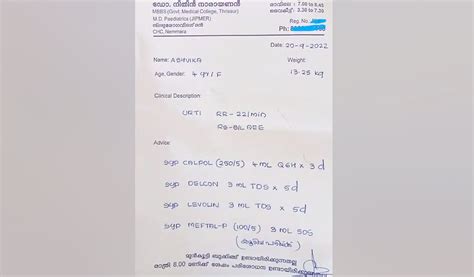 doctors prescription written  neat handwriting  viral telangana