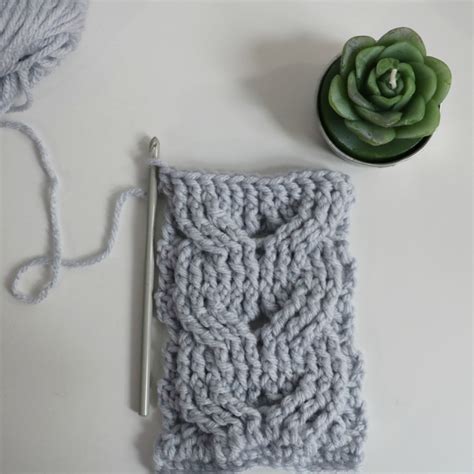 detailed crochet cables mjs   hook designs