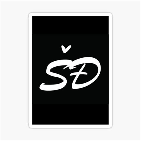 sd logo sticker  sale  sdherself redbubble