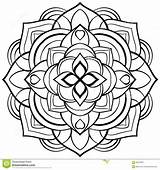 Mandala Coloring Book Vector Mandalas Simple Stained Glass Dreamstime Template Books Background Sketch Illustration Pages Tattoo Printable Choose Board Drawing sketch template