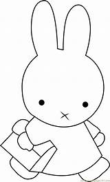 Miffy Coloring Pages Cute Coloringpages101 Color sketch template