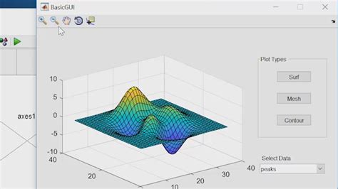 create  gui  guide video matlab